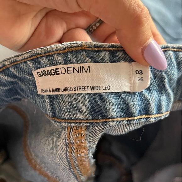 Garage “Street Wide Leg” Jeans - Picture 3 of 3